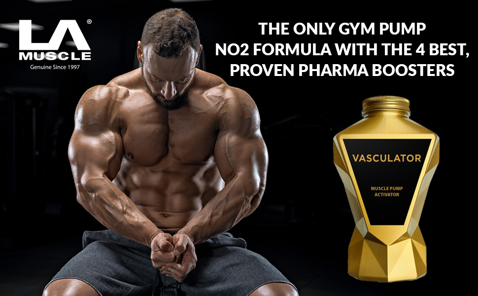 LA Muscle Vasculator Muscle Builder Pump Agent Pre Workout Booster Training Gym Supplements Natural