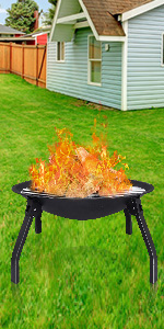 folding fire pit