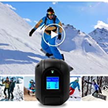 small mini battery module mount vlog helmet bike wildlife video capture device head motorcycle