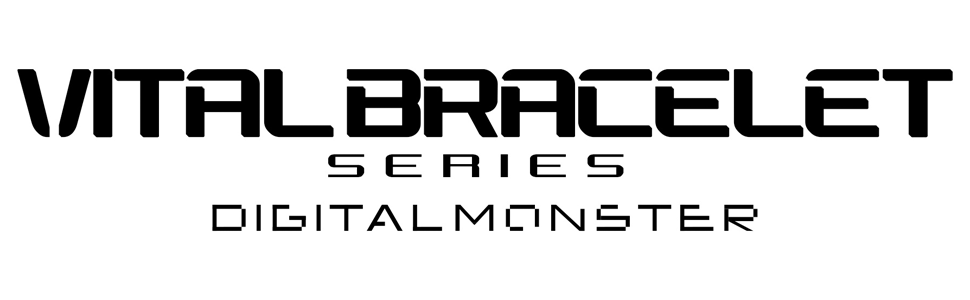 Vital Bracelet Logo, text in black on a white background