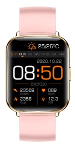 Smart Watch, x27 Fitness Tracker Step Counter Watch, Smartwatch Women Android IPhone Samsung