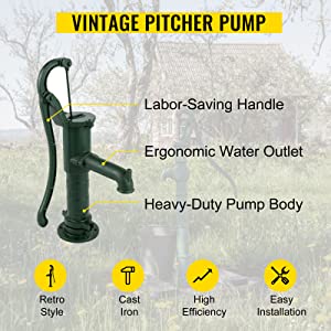 antique well pump
