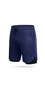Arcweg Mens Running Shorts Gym 2 in 1 Sports Shorts