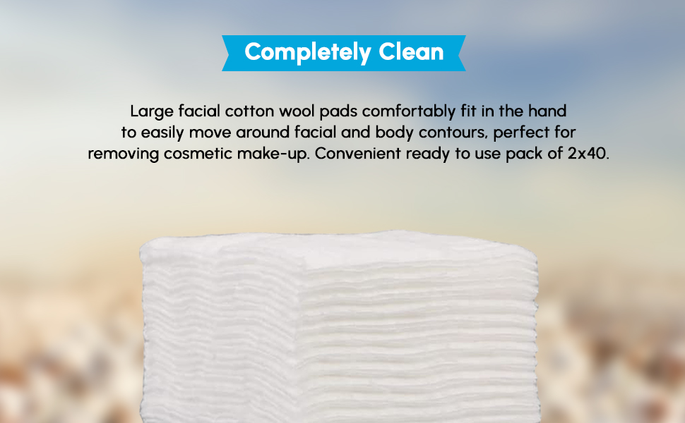 FACIAL COTTON WOOL PADS
