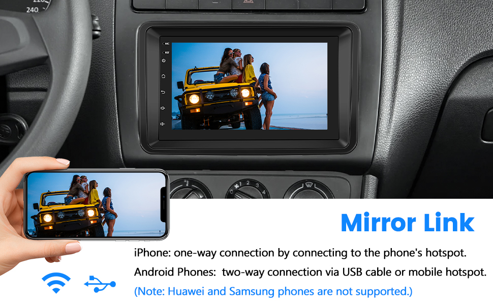 androdi car stereo with sat nav