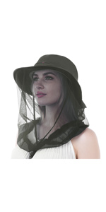 Mosquito Head Net Mesh Hat Unisex