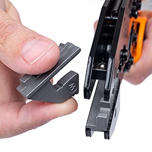 Wirefy crimping tool set 5 pcs adjustable compression wheel quick release trigger
