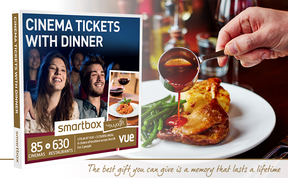 Cinema Tickets with Dinner Smartbox by Buyagift