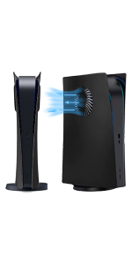 ps5 faceplates with cooling vents for digital edition