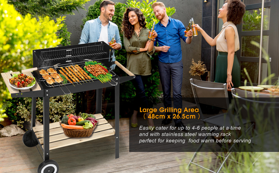 Charcoal BBQ Barbecue Grill