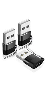 USB C Female to USB A Male Adapter