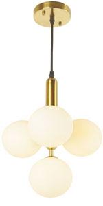 4 Lights Globe Pendant Light