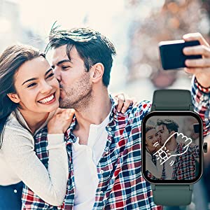 smart watch with control camera