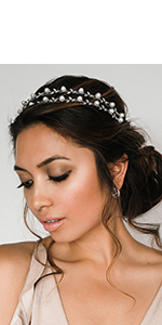 Dbl pearl headband