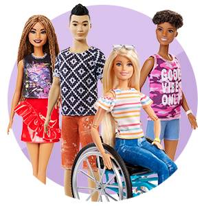 Barbie dolls and playsets