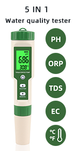 5 in 1 Water Quality Tester