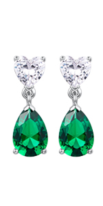 emerald earrings