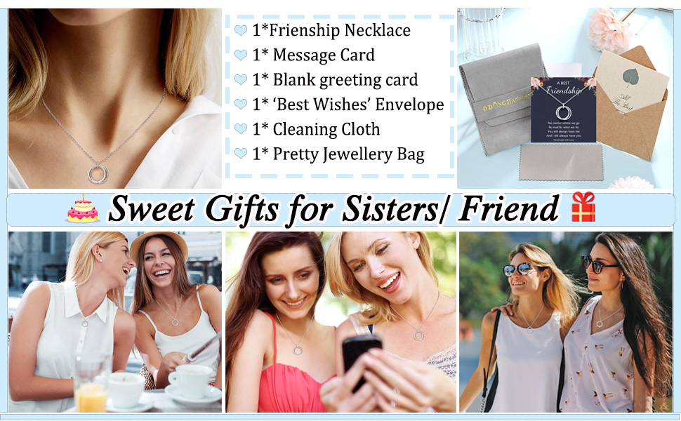best friend gifts friendship gifts for women friendship necklace friendship jewellery