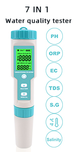 7 in 1 Water Quality Tester