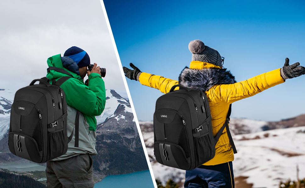 55L Travel Laptop Backpack