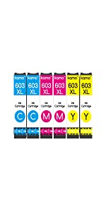 Kamo 603xl colour ink cartridges