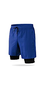 Arcweg Mens Running Shorts Gym 2 in 1 Sports Shorts