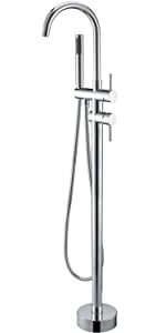 chrom bathtub 2 handle