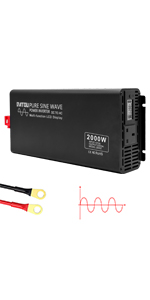 2000W Pure Sine Wave Power Inverter