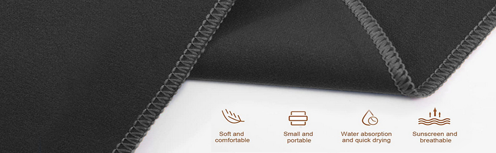 Changing Robe Towel with Changing Mat Portable Towel Poncho Robe Towel Microfibre Quick Dry Towel