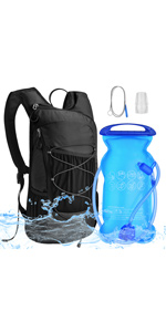 Hydration Backpack with 2L Water Bladder