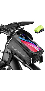 Bike Frame Bag with Mobile Phone Holder