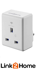 Link2Home Indoor SmartPlug Wireless WiFi Smart Socket