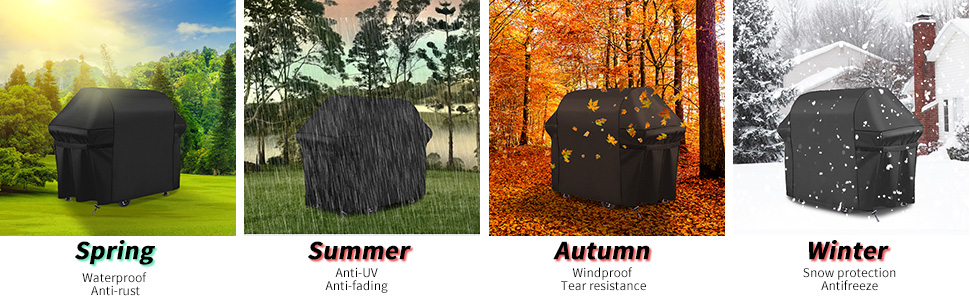 BBQ Cover Barbecue Grill Waterproof Heavy Duty 420D Oxford