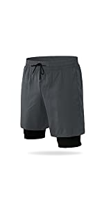 Arcweg Mens Running Shorts Gym 2 in 1 Sports Shorts