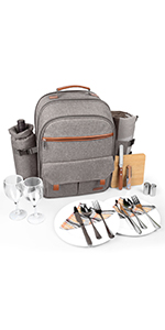 Picnic Backpack Gray