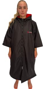 Red Dry Changing Robe