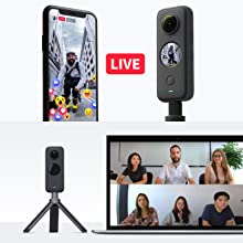 Inta360 ONE X2 - 360 Degree Action Camera 5.7K Dual Lens Stablization