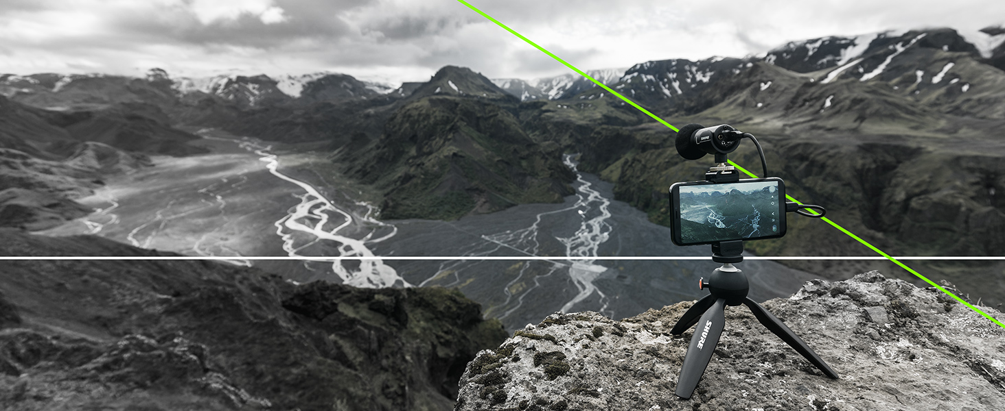 Shure MV88+ Video Kit with Digital Stereo Condenser Microphone