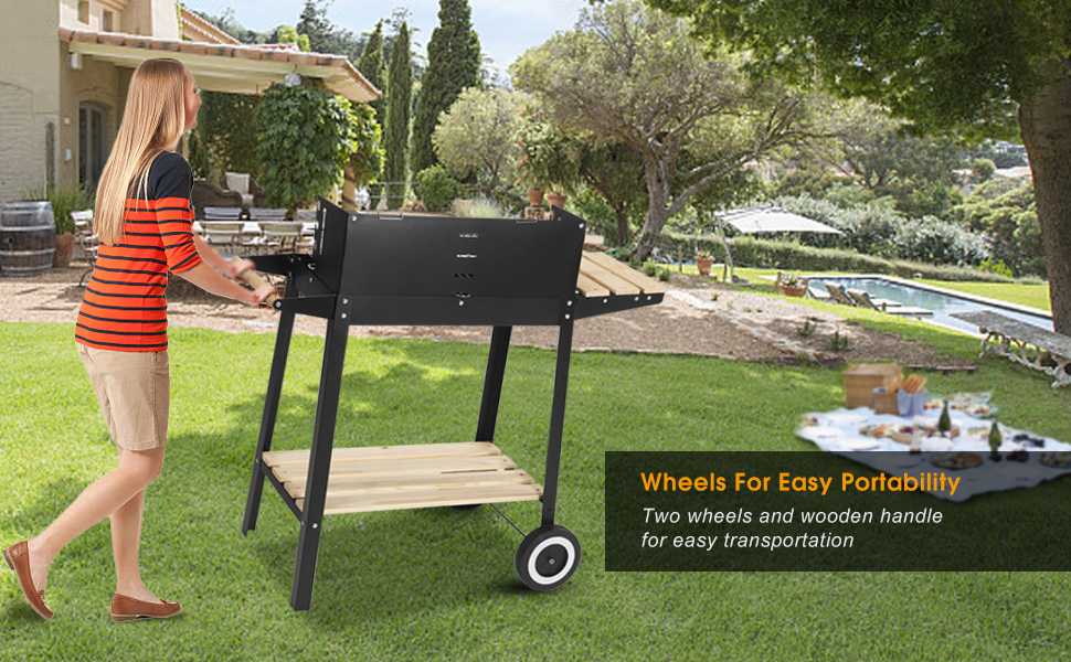 Charcoal BBQ Barbecue Grill
