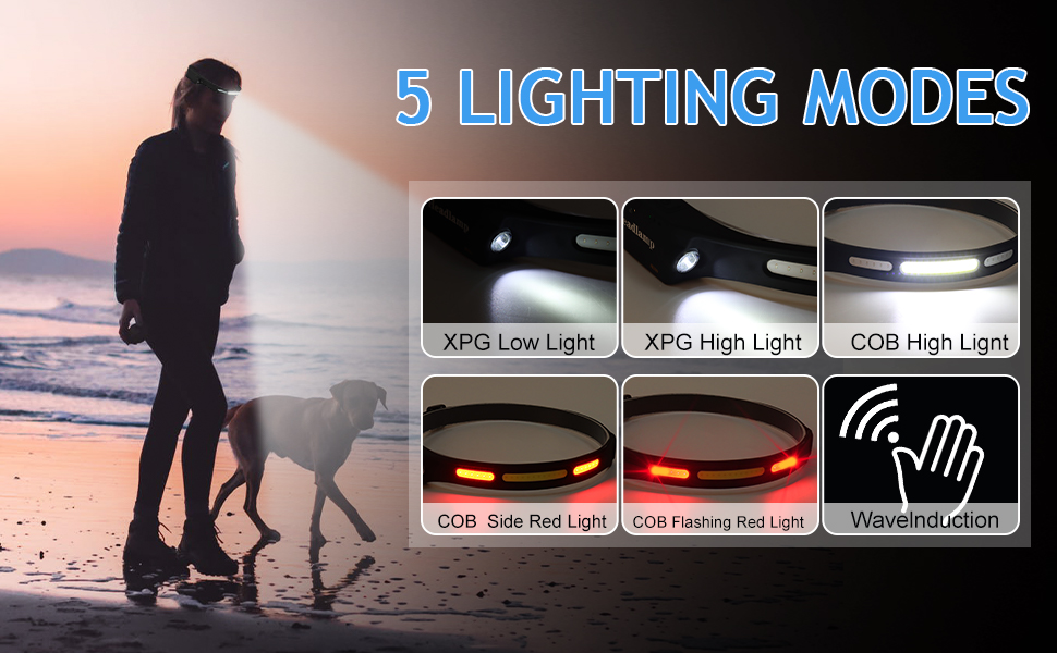 Head Lights Rechargeable