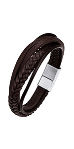 mens leather bracelmens leather braceletet