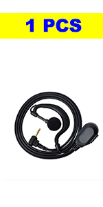 G shape tlkr earpiece