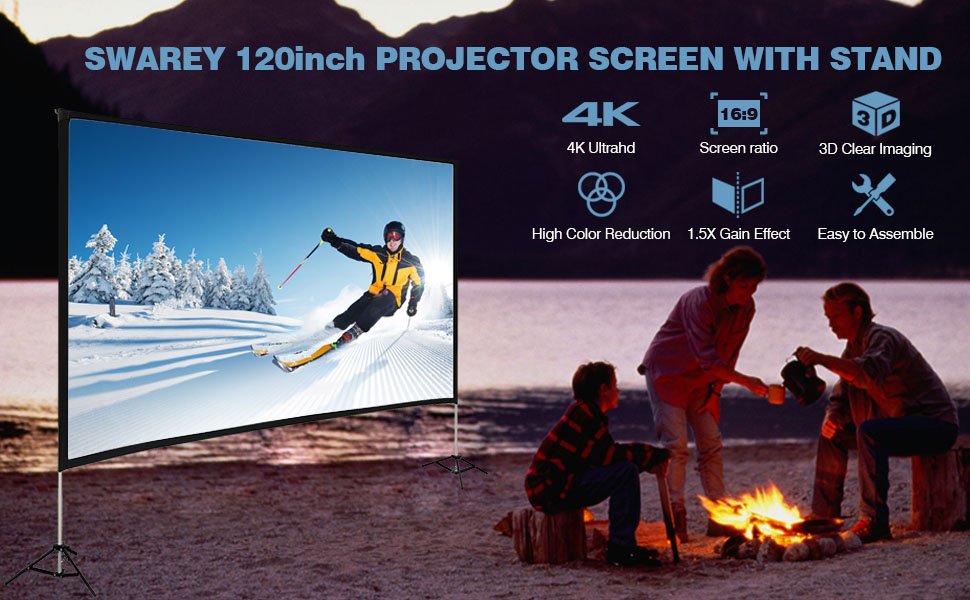 portable projector screen