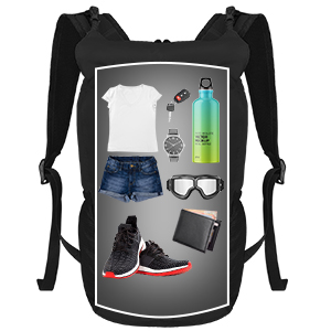 Waterproof Dry Bag Backpack 20L Lightweight Rucksack for Kayaking Boating Rafting