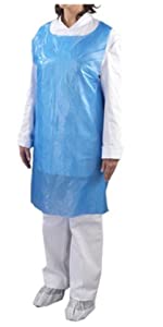 Disposable Apron Overall Covers Rain Water Waterproof Dust Work Kitchen Painting