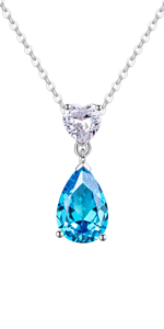Aquamarine neckalce