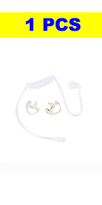 Air acoustic tube with connector