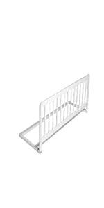 wooden narrow bed rail image