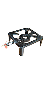 The gas stove is very suitable for family kitchens and catering companies, campers, restaurants