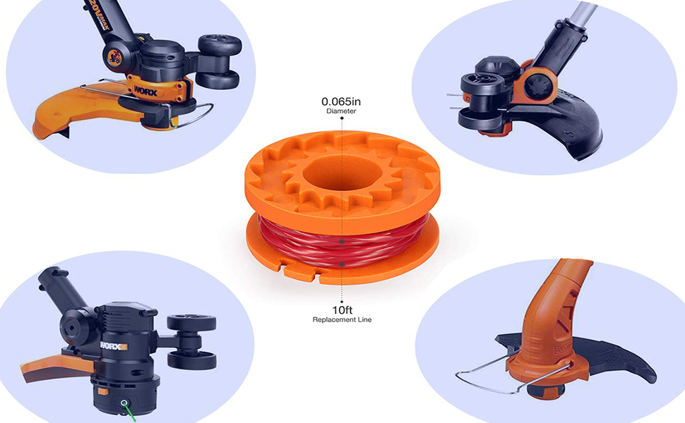 worx wg163e spool worx wg157e spool worx strimmer spool cap worx strimmer replacement spool
